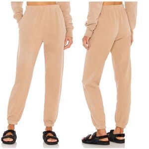 REDONE x Hanes Classic 80s Sweatpants Drawstring Joggers in Faded Khaki